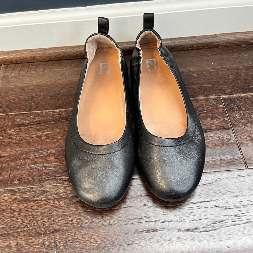FitFlop Allegro Leather Ballet Flats Sz 8